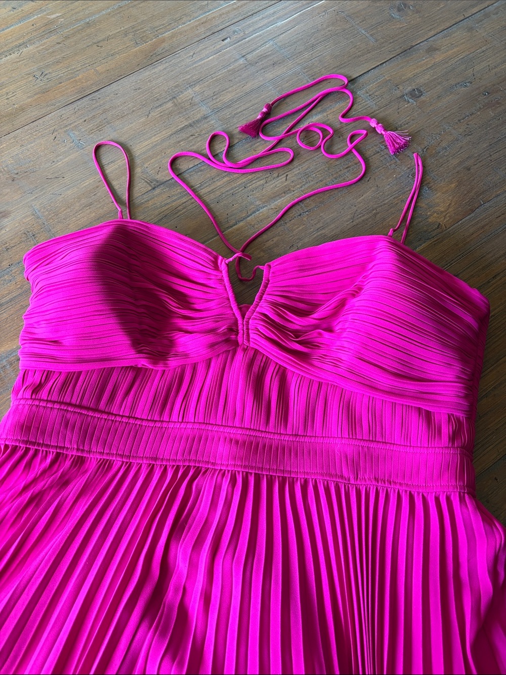 Alex Marie size 14 hot pink dress - Picture 3 of 16